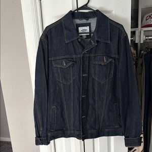 Old Navy Men's Dark Denim Jacket XL
